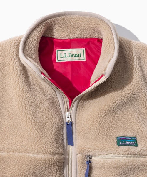 L.L.Bean(エルエルビーン)の「【JAPAN EDITION】トップシャム・ボア・フリース・ベスト(ベスト・レディース・ブラウン/ライトグレー/ライトベージュ/ブルーグリーン・MEDIUM)」の8枚目の写真