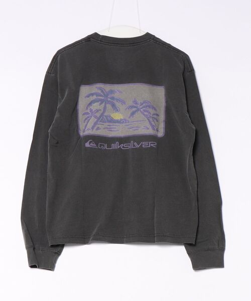 Quiksilver(クイックシルバー)の「QUIKSILVER/クイックシルバー LIFE QUIK LT ロンT QLT264606M(Tシャツ/カットソー・メンズ・ブラック/ホワイト・M/L)」の4枚目の写真