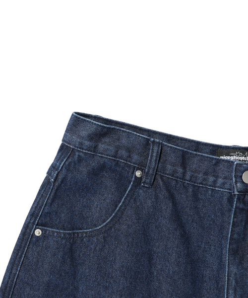 NICE GHOST CLUB(ナイスゴーストクラブ)の「BIG POCKET BALLOON DENIM PANTS インディゴ(NG2GFUD110A)(デニムパンツ・レディース・インディゴブルー・SMALL/MEDIUM/LARGE)」の5枚目の写真