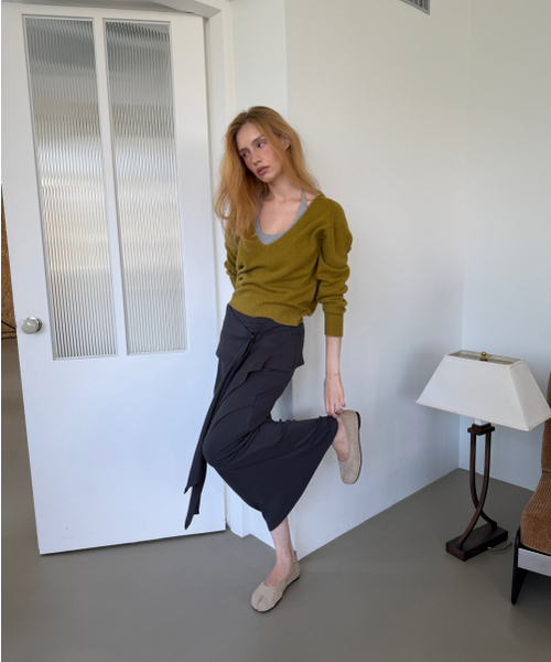ASURA（アスラ）の「TWIST SUEDE TABI (BEIGE)（バレエシューズ・レディース・ベージュ・23cm/23.5cm/24cm/24.5cm/25cm）」の3枚目の写真