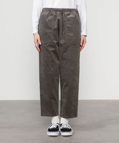 DANTON(ダントン)の「DANTON | ストレッチコーデュロイ イージーパンツ WOMEN(その他パンツ・レディース・グレイッシュベージュ/ダークブラウン/ダークグレー/オフホワイト・36)」の12枚目の写真