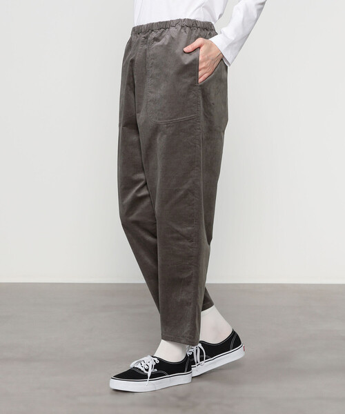DANTON(ダントン)の「DANTON | ストレッチコーデュロイ イージーパンツ WOMEN(その他パンツ・レディース・グレイッシュベージュ/ダークブラウン/ダークグレー/オフホワイト・36)」の16枚目の写真