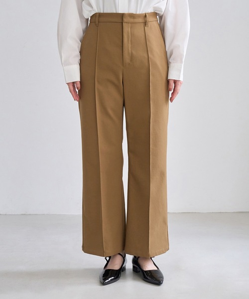 ROPE' PICNIC(ロペピクニック)の「ウエスト革命 美フレア裏起毛パンツ/ウエストゴム(その他パンツ・レディース・ブラック/キャメル・M/L/S)」の22枚目の写真