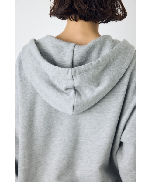 AZUL by moussy(アズールバイマウジー)の「ダブルジップアソートロゴフーディ 秋服 冬服 春服 ジップパーカー(パーカー・レディース・ブラック/杢グレー・FREE)」の22枚目の写真