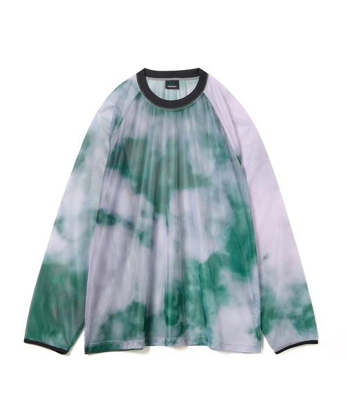 NON TOKYO(ノントーキョー)の「PRINT MESH PULLOVER & SCARF(Tシャツ/カットソー・レディース・ピンク/グリーン・FREE)」の12枚目の写真