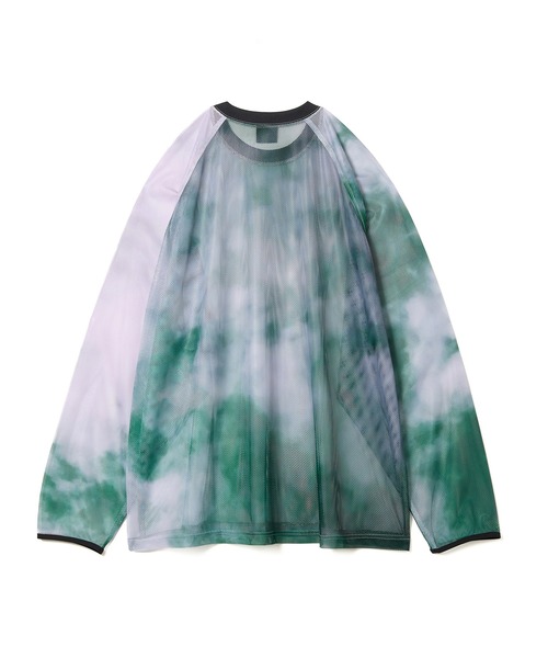 NON TOKYO(ノントーキョー)の「PRINT MESH PULLOVER & SCARF(Tシャツ/カットソー・レディース・ピンク/グリーン・FREE)」の13枚目の写真