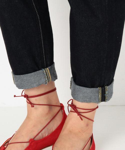 Another Edition（アナザーエディション）の「LEE テーパードデニム（ネイビー）/ Lee Tapered DNM（デニムパンツ・レディース・ネイビー・SMALL/MEDIUM）」の9枚目の写真