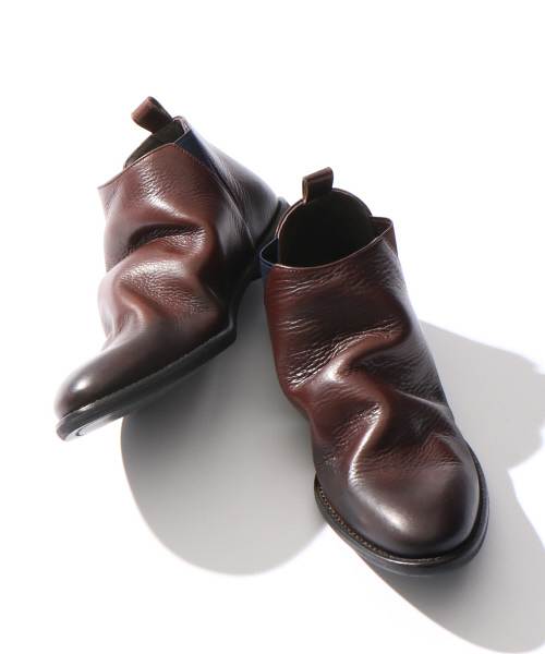 alfredoBANNISTER(アルフレッドバニスター)の「ドレープブーツ(ブーツ・メンズ・ブラック/ネイビー/ダークブラウン・44/41/39/40/42/43)」の3枚目の写真