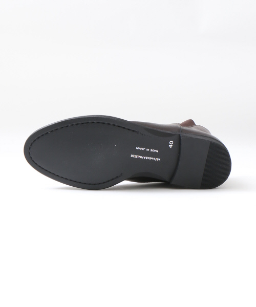 alfredoBANNISTER(アルフレッドバニスター)の「ドレープブーツ(ブーツ・メンズ・ブラック/ネイビー/ダークブラウン・44/41/39/40/42/43)」の10枚目の写真