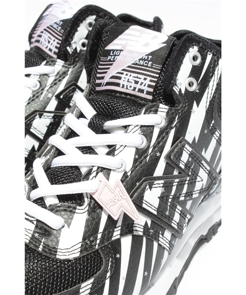 X-girl（エックスガール）の「X-girl×New balance H574（スニーカー・レディース・ブラック・23cm/23.5cm/24cm/24.5cm/25cm/26.5cm/27cm/27.5cm）」の7枚目の写真