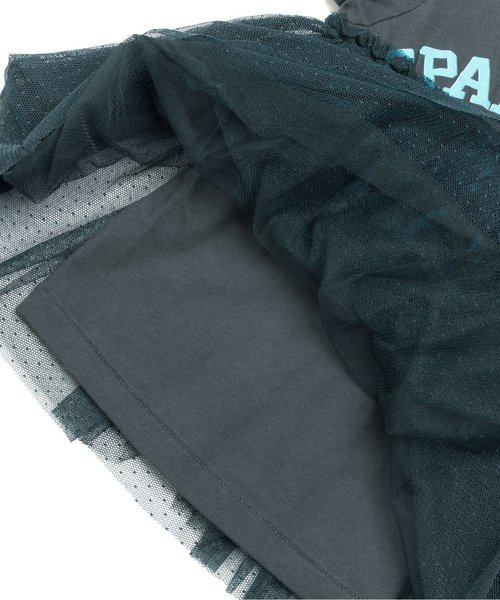 BREEZE（ブリーズ）の「カレッジロゴチュール付きＴシャツ（Tシャツ/カットソー・キッズ・チャコール/カーキ・130/95/80/90/140/100/120/110）」の12枚目の写真