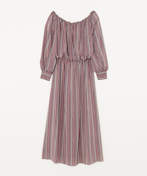 AMERICAN RAG CIE（アメリカンラグシー）の「AMERICAN RAG CIE　デシンギャザーワンピース（ワンピース・レディース・マルチ/ブラック/パープル・FREE）」の3枚目の写真