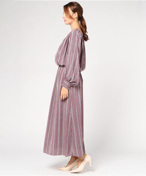 AMERICAN RAG CIE（アメリカンラグシー）の「AMERICAN RAG CIE　デシンギャザーワンピース（ワンピース・レディース・マルチ/ブラック/パープル・FREE）」の11枚目の写真