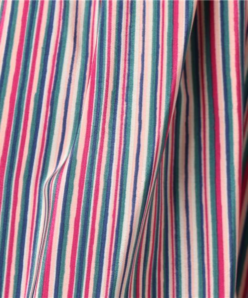 AMERICAN RAG CIE（アメリカンラグシー）の「AMERICAN RAG CIE　デシンギャザーワンピース（ワンピース・レディース・マルチ/ブラック/パープル・FREE）」の5枚目の写真