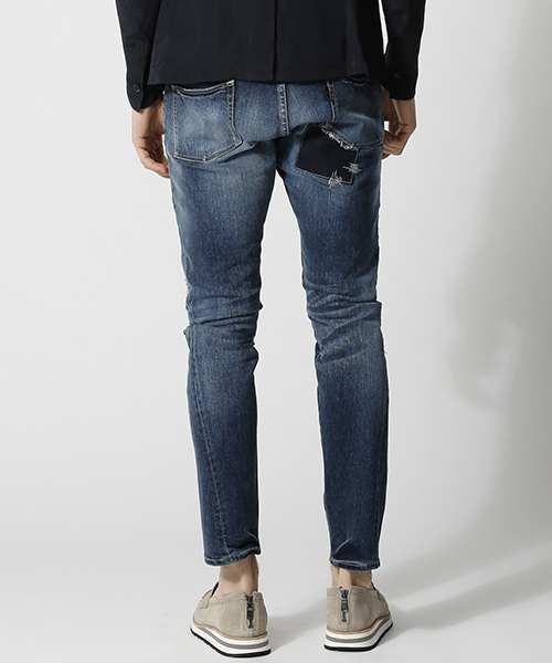 wjk(ダヴルジェイケイ)の「mp5867-miami denim(USED) デニムパンツ(デニムパンツ・メンズ・ブラック系その他/ライトグレー/ブルー系その他2/ブルー系その他・M/XL/S/L)」の11枚目の写真