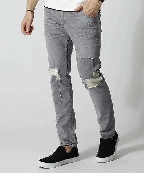 wjk(ダヴルジェイケイ)の「mp5867-miami denim(USED) デニムパンツ(デニムパンツ・メンズ・ブラック系その他/ライトグレー/ブルー系その他2/ブルー系その他・M/XL/S/L)」の17枚目の写真