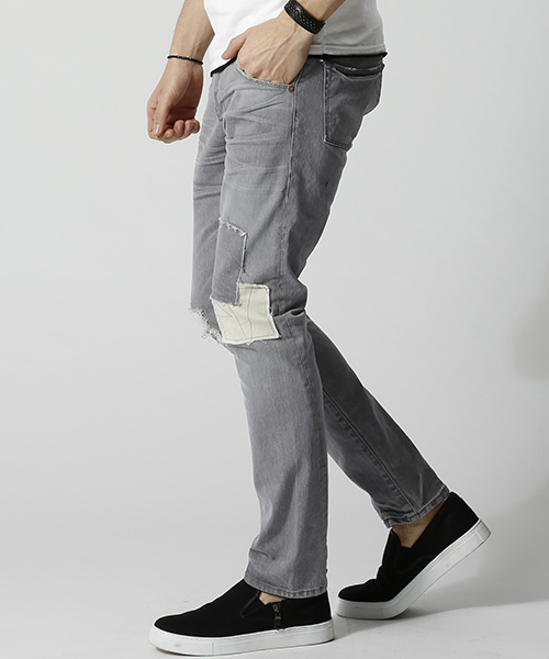 wjk(ダヴルジェイケイ)の「mp5867-miami denim(USED) デニムパンツ(デニムパンツ・メンズ・ブラック系その他/ライトグレー/ブルー系その他2/ブルー系その他・M/XL/S/L)」の15枚目の写真