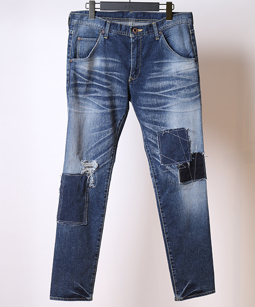 wjk(ダヴルジェイケイ)の「mp5867-miami denim(USED) デニムパンツ(デニムパンツ・メンズ・ブラック系その他/ライトグレー/ブルー系その他2/ブルー系その他・M/XL/S/L)」の10枚目の写真