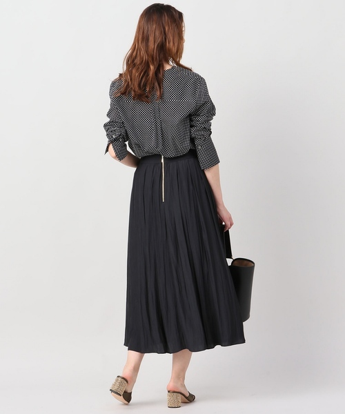 journal standard L'essage（ジャーナルスタンダードレサージュ）の「スリットマキシスカート＃（スカート・レディース・ブラック/カーキ/イエロー・38/36）」の17枚目の写真