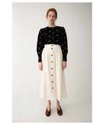 MOUSSY | FRONT BUTTON FLARE SKIRT(スカート)
