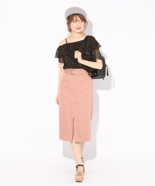 Heather（ヘザー）の「アソートワンショルブラウス　791311（シャツ/ブラウス・レディース・ブラック/イエロー/ホワイト/サックスブルー・FREE）」の10枚目の写真