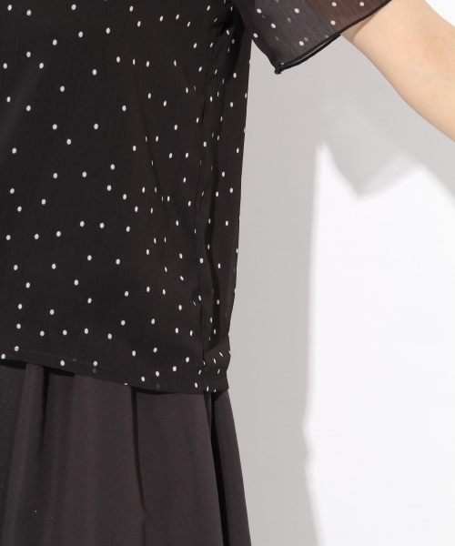 Heather（ヘザー）の「アソートワンショルブラウス　791311（シャツ/ブラウス・レディース・ブラック/イエロー/ホワイト/サックスブルー・FREE）」の6枚目の写真