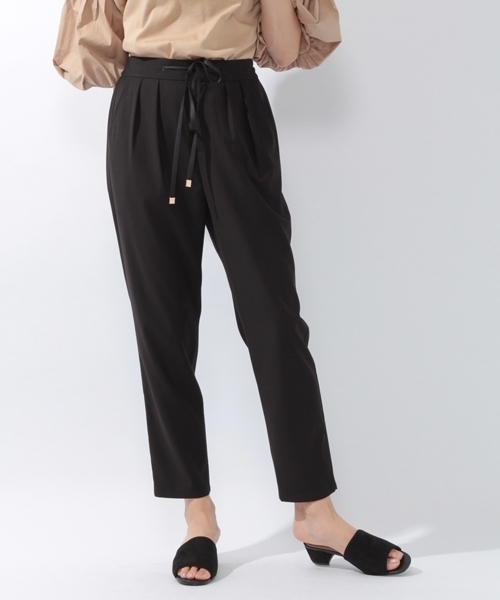 laboratory work（ラボラトリーワーク）の「リラックステーパードパンツ（その他パンツ・レディース・ブラック/ベージュ/グレー・MEDIUM）」の2枚目の写真