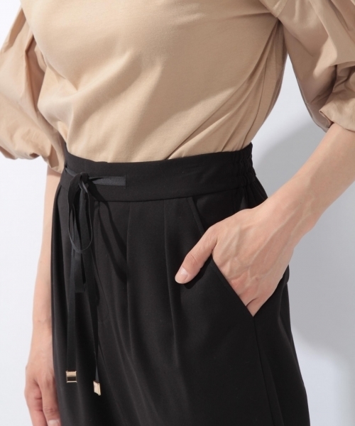 laboratory work（ラボラトリーワーク）の「リラックステーパードパンツ（その他パンツ・レディース・ブラック/ベージュ/グレー・MEDIUM）」の12枚目の写真