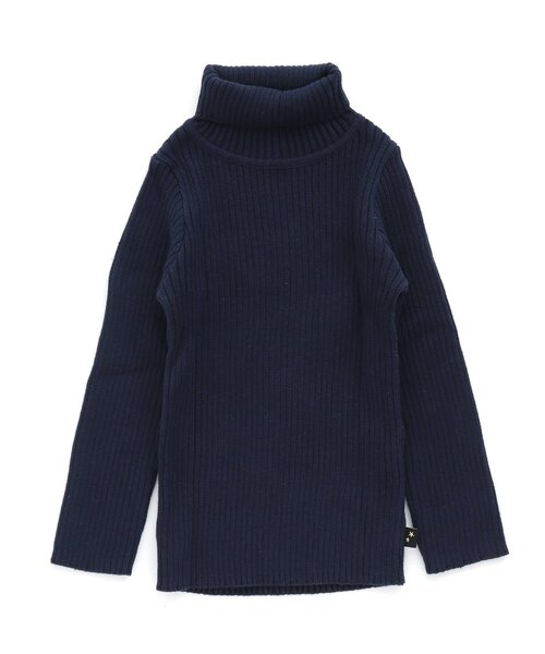 Seraph（セラフ）の「/リブニット（ニット/セーター・キッズ・ブラック/アイボリー/ネイビー/グレー/レッド・140/100/120/80/95/90/110/130）」の4枚目の写真