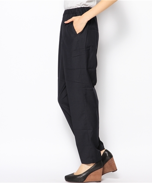 Kastane（カスタネ）の「イージーテーパードPT（スラックス・レディース・カーキ/ボルドー/ネイビー・FREE）」の4枚目の写真