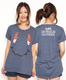 X-girl | SMILING SHOES TWISTED S/S TUNIC(Tシャツ/カットソー)
