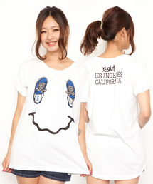X-girl | SMILING SHOES TWISTED S/S TUNIC(Tシャツ/カットソー)