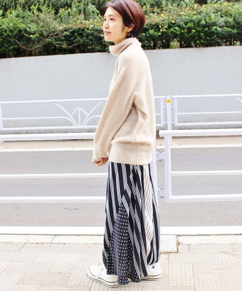 【新品未使用タグつき】イエナ　iena　タートル　ナチュラル　アイボリー セール】Honey タートルプルオーバー◇（ニット/セーター）｜IENA