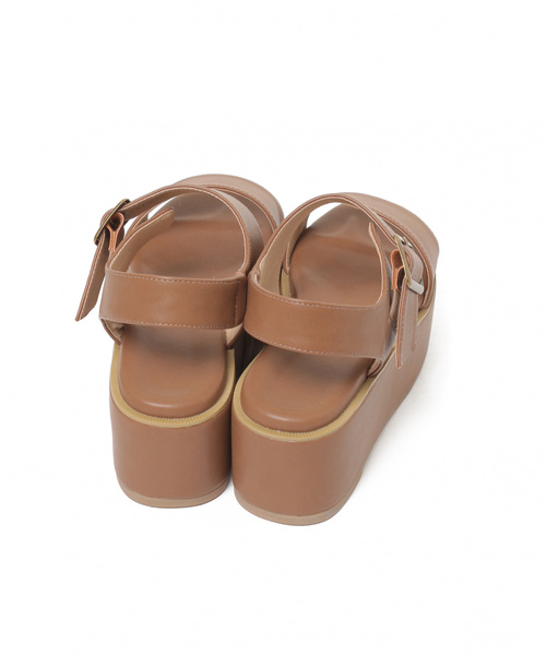 niko and...（ニコアンド）の「オリジナル厚底サンダル（サンダル・レディース・ブラック/ベージュ/レッド/アイボリー・SMALL/MEDIUM/LARGE）」の6枚目の写真