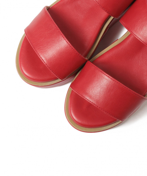 niko and...（ニコアンド）の「オリジナル厚底サンダル（サンダル・レディース・ブラック/ベージュ/レッド/アイボリー・SMALL/MEDIUM/LARGE）」の16枚目の写真