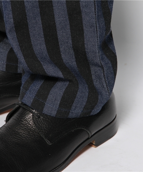 DISCOVERED（ディスカバード）の「DISCOVERED ストライプパンツ（スラックス・メンズ・ブラック/ネイビー・2/1/3）」の8枚目の写真