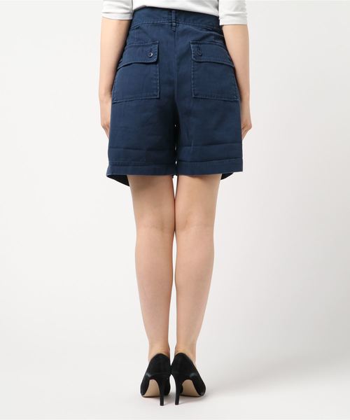 POLO RALPH LAUREN（ポロ ラルフ ローレン）の「ツイル ショートパンツ（その他パンツ・レディース・ネイビー/ホワイト・2/8/6/4/0）」の12枚目の写真