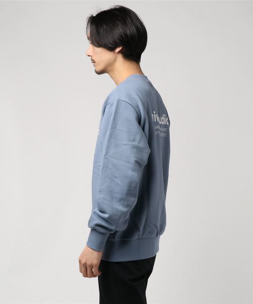 VIVASTUDIO（ビバスタジオ）の「vivastudio-ロゴクルーネック-（スウェット・メンズ・ブルー/ブラック/ピンク/グレー/ライトイエロー/インディゴブルー・L）」の7枚目の写真