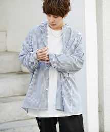 kutir | 【ウルトラルーズシルエット】バンドカラーシャツ(シャツ/ブラウス)