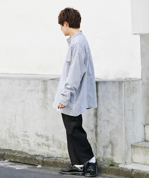 kutir（クティール）の「【ウルトラルーズシルエット】バンドカラーシャツ（シャツ/ブラウス・メンズ・ブラック系その他/ベージュ系その他/ブルー系その他・MEDIUM/LARGE）」の20枚目の写真