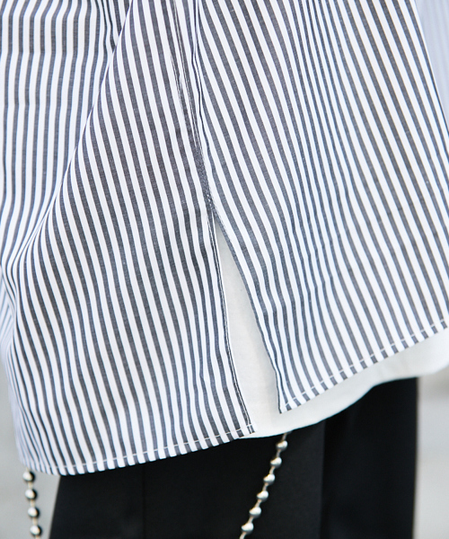 kutir（クティール）の「【ウルトラルーズシルエット】バンドカラーシャツ（シャツ/ブラウス・メンズ・ブラック系その他/ベージュ系その他/ブルー系その他・MEDIUM/LARGE）」の14枚目の写真