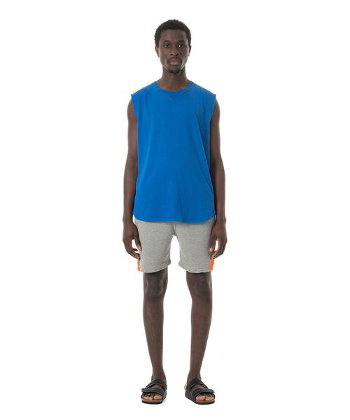 Sandinista（サンディニスタ）の「Easy Fit V-Gusset Sleeveless Tee / イージーフィットVガゼット付きアメリカコットンスリーブレス（Tシャツ/カットソー・メンズ・ホワイト/ブラック/カーキ/ブルー・SMALL/MEDIUM/LARGE）」の7枚目の写真