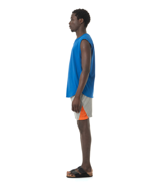 Sandinista（サンディニスタ）の「Easy Fit V-Gusset Sleeveless Tee / イージーフィットVガゼット付きアメリカコットンスリーブレス（Tシャツ/カットソー・メンズ・ホワイト/ブラック/カーキ/ブルー・SMALL/MEDIUM/LARGE）」の8枚目の写真