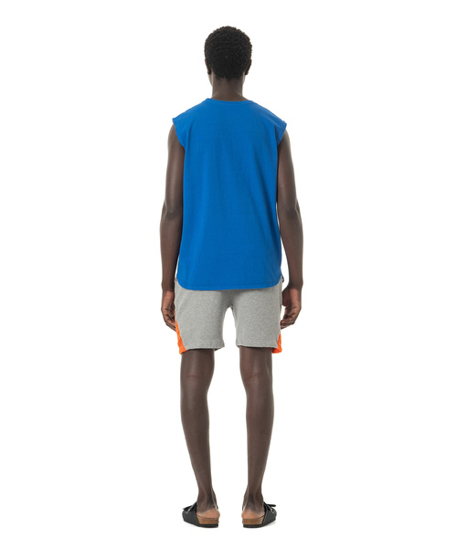 Sandinista（サンディニスタ）の「Easy Fit V-Gusset Sleeveless Tee / イージーフィットVガゼット付きアメリカコットンスリーブレス（Tシャツ/カットソー・メンズ・ホワイト/ブラック/カーキ/ブルー・SMALL/MEDIUM/LARGE）」の9枚目の写真