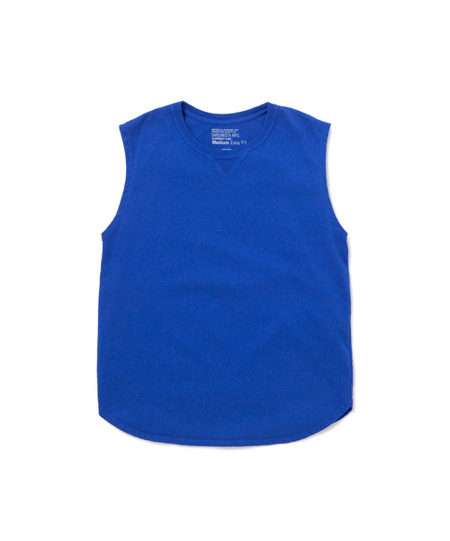 Sandinista（サンディニスタ）の「Easy Fit V-Gusset Sleeveless Tee / イージーフィットVガゼット付きアメリカコットンスリーブレス（Tシャツ/カットソー・メンズ・ホワイト/ブラック/カーキ/ブルー・SMALL/MEDIUM/LARGE）」の10枚目の写真
