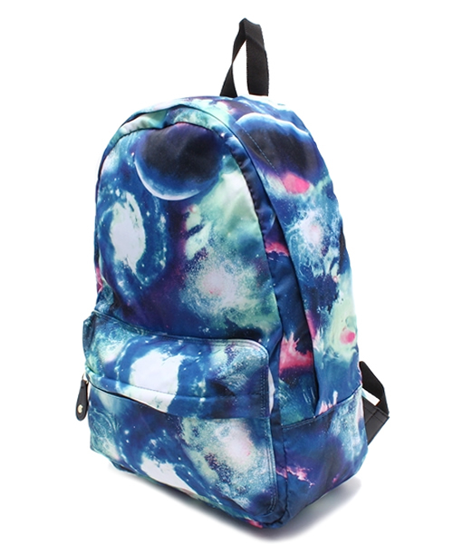 WEGO(ウィゴー)の「WEGO/宇宙柄プリントリュック(バックパック/リュック・メンズ・ブルー/ピンク・FREE)」の5枚目の写真