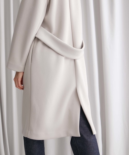 STUDIOUS（ステュディオス）の「【STUDIOUS】ボンディング ノーカラー