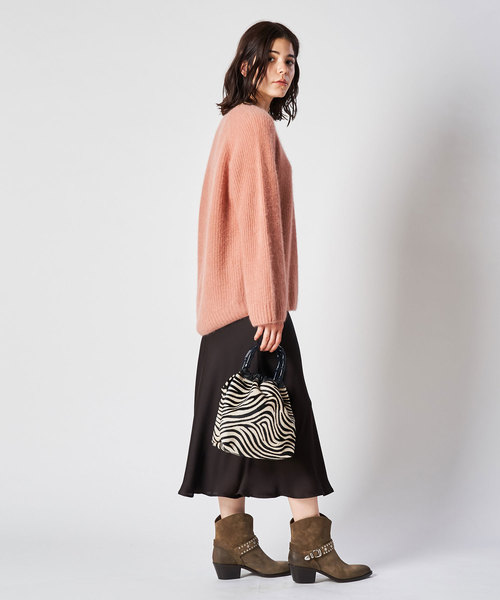 Whim Gazette（ウィムガゼット）の「ファーニット畦クルーネックプル