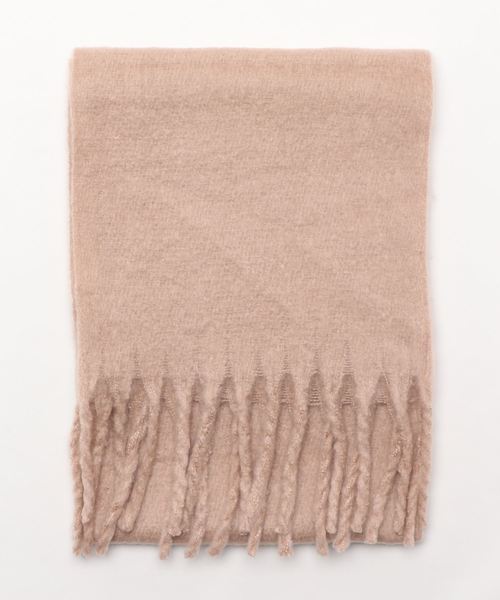 one after another NICE CLAUP（ワンアフターアナザーナイスクラップ）の「大判マフラー（マフラー・レディース・アイボリー/モカ/ベージュ/パープル/ミント・FREE）」の19枚目の写真