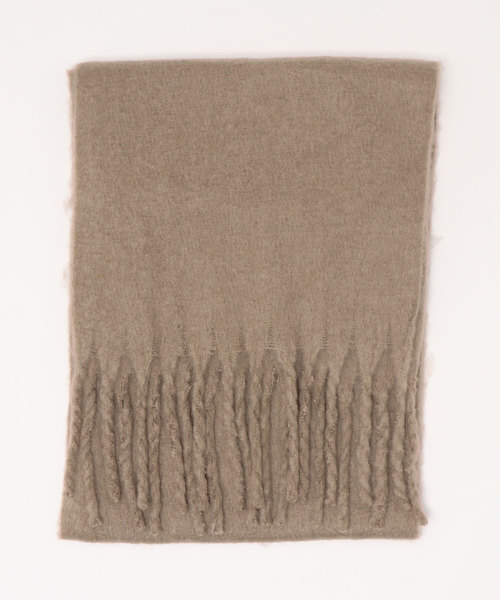 one after another NICE CLAUP（ワンアフターアナザーナイスクラップ）の「大判マフラー（マフラー・レディース・アイボリー/モカ/ベージュ/パープル/ミント・FREE）」の21枚目の写真